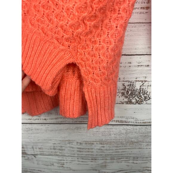 Anthropologie Bia Coral Mock Neck Tunic Sweater XS Alpaca Cozy Boho Oversized - Picture 6 of 12